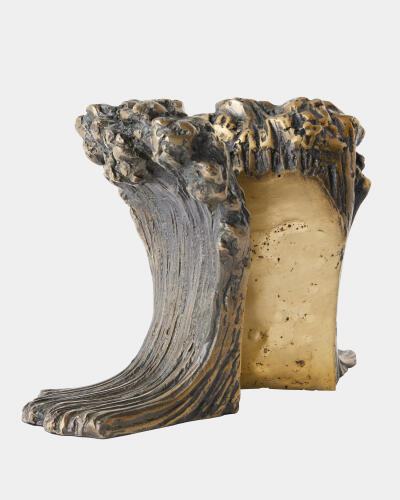 Rory Marble Column Lamp-Gray